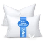 Zibroges Feather Pillows Queen Size Set Of 2 Goose Down Hotel Bed For.... Fixed Price $125.81.