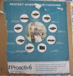 Proactive Protekt Gel Wheelchair Cushion 16X16"X2" New. Fixed Price $19.99.