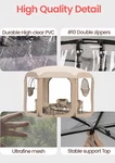 Porayhut Pop Up Bubble Tent Screen House X10 Camping Large, Beige. Fixed Price $250.00.