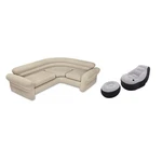 Intex Inflatable Corner Living Room Neutral Sectional Sofa & Lounge Chair Set. Fixed Price $163.99.