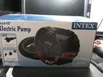 New Intex 120V Quick-fill Ac Power Electric Air Pump With 3 Nozzles. Fixed Price $19.99.
