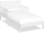 Dream On Me Brookside Toddler Bed, Low Floor Wooden Safety Rails,. Fixed Price $117.99.