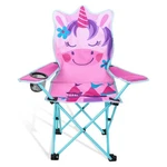 Kids Outdoor Folding Chair 13D X 13W 29H Inch Pink Unicorn Kaboer Lawn Camping. Fixed Price $59.99.