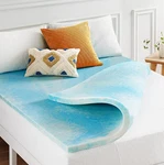King 1.5 Inch Swirl Gel Aerobreeze Cooling Air Flow Memory Foam Mattress Topper. Fixed Price $36.99.