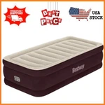 Bestway Maroon Tritech Airbed Twin 20" Built-in Ac Pump New Freeshipping. Fixed Price $53.01.