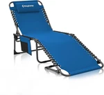 Reclining Lounger Chair Camping Cots, 74.8" X 23.2" 13.3", Blue. Fixed Price $253.28.
