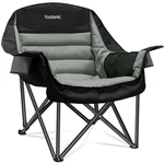 Youtanic Oversized Camping Chair, 40.5''L X 28''W 39''H, Gray-black. Fixed Price $117.17.