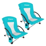 Beach Chairs 2 Pack Folding Portable Lightweight 300LB Heavy Duty Kingcamp. Fixed Price $154.99.