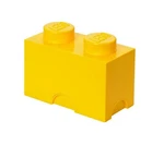 Lego Storage Brick 2, Bright Yellow. Fixed Price $29.99.