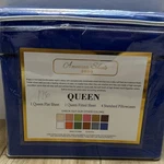 American Queen Egyptian Cotton Blue Set 2000TC + Pillowcases. Fixed Price $12.00.