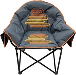 Heated Oversized Camping Chair For Adults - 3 Levels, Heavy Duty, Grey. Fixed Price $165.99.