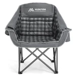 Huskfirm Oversized Camping Padded Chairs Single Pack, Grey. Fixed Price $134.49.