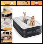 Newbulig Twin Air Mattress 18 Inch With Built-in High Capacity Pump, Inflatable. Fixed Price $67.99.