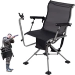 Gymax Hunting Chair With Gun Rest, 360 Swivel Blind W/adjustable. Fixed Price $151.79.