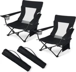 Hasteel Folding Beach Set Of 2, Foldable Black Camping For. Fixed Price $82.68.