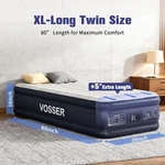Vosser Twin Xl Air Mattress With Built Pump. Fixed Price $55.00.