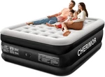 Cherimor Queen Air Mattress With Built-in Pump, 18" Raised Comfort, 48HR Leak-pr. Fixed Price $100.61.