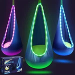 Led Kids Swing Seat - Cotton Sensory Hammock With Inflatable Pillow (blue). Fixed Price $77.99.