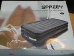 Spreey Air Mattress Comfort Coil Technology & Built-in Electric Pump, Twin Infla. Fixed Price $44.99.