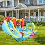 Inflatable Bounce House Water Slide Pool Kids Jumper Castle With Air Blower+ Bag. Fixed Price $269.59.