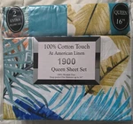 100% Cotton Touch At American Linen, 1900, Queen Sheet Set. 2 Extra Pillowcases. Fixed Price $52.99.
