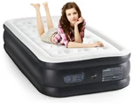 Queen Twin Blow Up 16"18"INFLATABLE Airbed Mattress With Built-in Pump. Fixed Price $44.27.