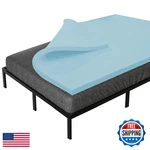 Treaton 3-INCH Gel Memory Foam Mattress Topper Certipur-us Certified For. Fixed Price $95.15.