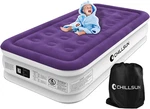 Elevated Twin Air Mattress With Built-in Pump & Carrying Bag For Camping. Fixed Price $93.99.