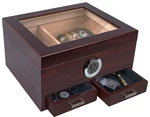 Prestige Chalet Glass Top Cigar Humidor Digital Hygrometer 50CT Cherry. Fixed Price $111.63.