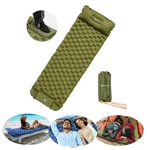 Single Flocked Camping Hiking Inflatable Mattress Foot Pump. Fixed Price $52.48.