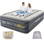 Innotruth Queen Air Mattress 18 Inch Built-in Pump Inflatable Bed 650 Lb. Fixed Price $56.25.