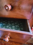 Antique Scottish Mahogany Chest Of Draws. Fixed Price $995.00.