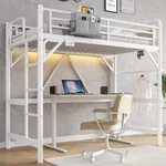 Small Space Bedroom Loft Twin With Led Lights Charging Station. Fixed Price $259.99.