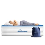 Soundasleep Twin Luxury Air Mattress: Comfortcoil, Pump, Double Height, Portable. Fixed Price $240.35.