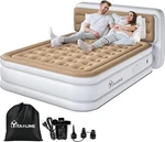 Queen 18" Blow Up Mattress Inflatable Headboard Colchon Inflable. Fixed Price $159.99.