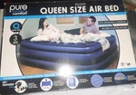 Pure Comfort Queen Size Raised Air Bed. Fixed Price $40.00.