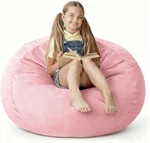 2FT Bean Bag Chair With Ultra Soft Velvet Cover Sofa Memory Foam. Fixed Price $64.14.
