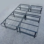 Sleep Systems Flip Metal Bed Base Queen Fold Out Legs FND103F. Fixed Price $124.99.