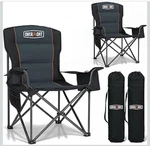 2 Overmont Oversized Folding Camping Chair - 450LBS Support. Fixed Price $55.00.