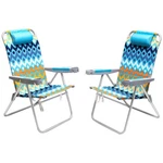 Foldable Beach Chair 17 Tall 5 Position Reclining High Seat Sunnyfeel Adults. Fixed Price $299.99.