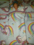 Unicorns Barbie Sleeping Bag. Fixed Price $6.00.