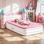 Lewondr Inflatable Kids 72.8 51.2 35.4 Inches (185 130 90 Cm), Pink+white. Fixed Price $109.99.