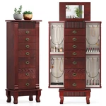 Jewelry Cabinet Armoire Box Storage Chest Stand Organizer Wood Christmas Gift. Fixed Price $209.99.