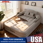 Inflatable Air Mattress Queen Size With Electric Pump & Built-in Pillow Blow Up. Fixed Price $139.99.