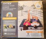 Intex 10" Queen Size Air Mattress With 2-STEP Aa Battery Inflation Pump System. Fixed Price $19.99.