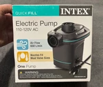 Intex Quick Fill Electric Air Pump 120V Ac 3 Nozzles 66659WS Inflate/deflate New. Fixed Price $14.99.