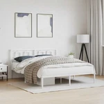 Metal Bed Frame With Headboard And Footboard, Black/white, Various Sizes Vidaxl. Fixed Price $152.99.