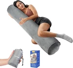 Luxtude Inflatable Body Pillow For Adults Kids, Travel LARGE(47INCH), Gray. Fixed Price $41.58.