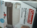 Coleman 120V Air Pump And New Bed Queen Size Sheet W/pillowstop. Fixed Price $37.00.