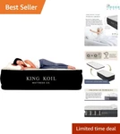 Twin Air Mattress Luxurious Flocked Water Resistant Built-in Pump Compact Bed. Fixed Price $169.97.